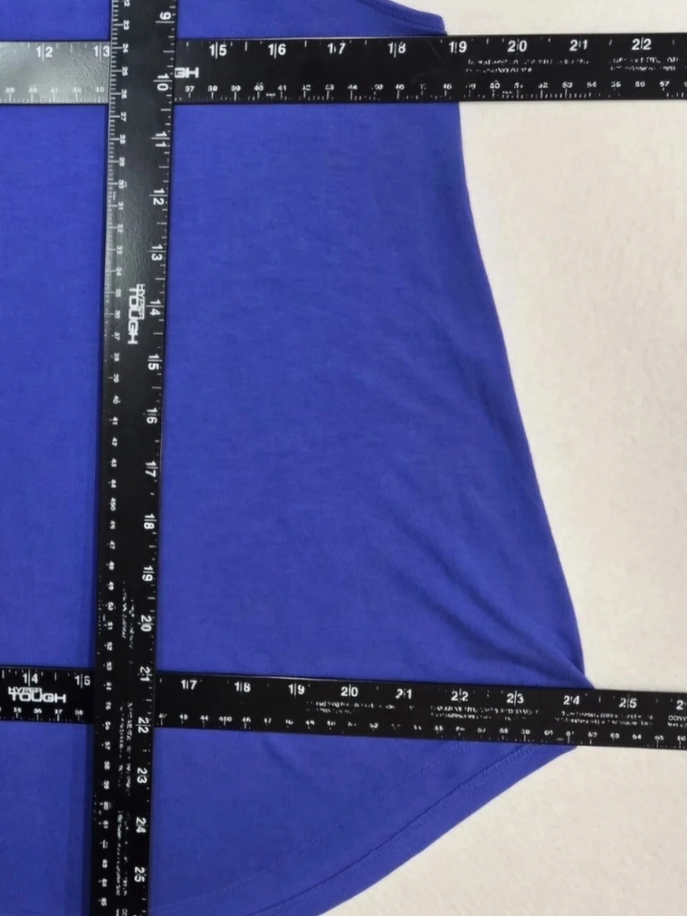 Old Navy Blue Sleeveless Top Mixed Media Embroidered Cutout Detail Keyhole M/L